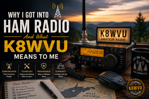 Why I Got Into Ham Radio — And What K8WVU Means To Me